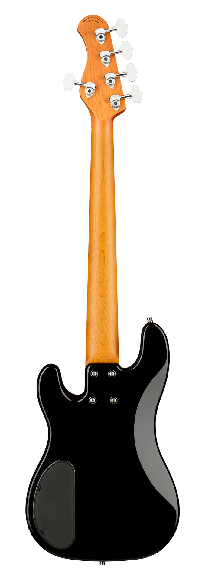 MetroExpress Ultra Vintage P Bass, 5-String Solid Black High Polish